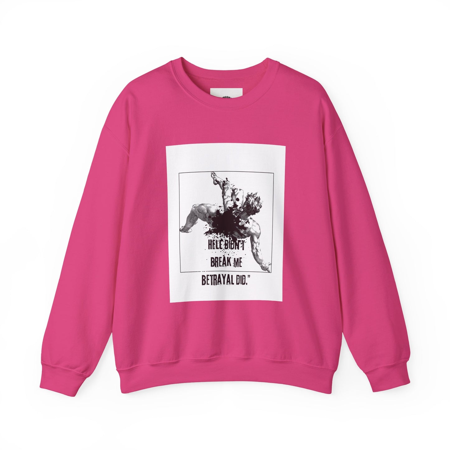 BETRAYAL /Unisex Crewneck Sweatshirt -Casual Wear, Cozy Layering.