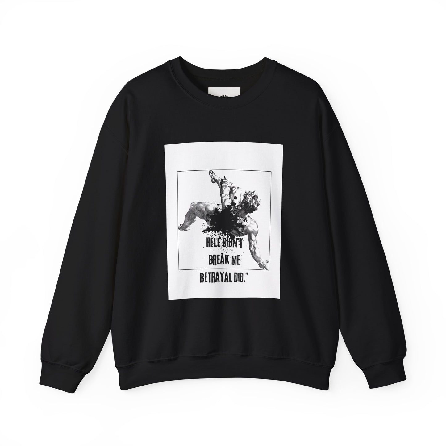 BETRAYAL /Unisex Crewneck Sweatshirt -Casual Wear, Cozy Layering.