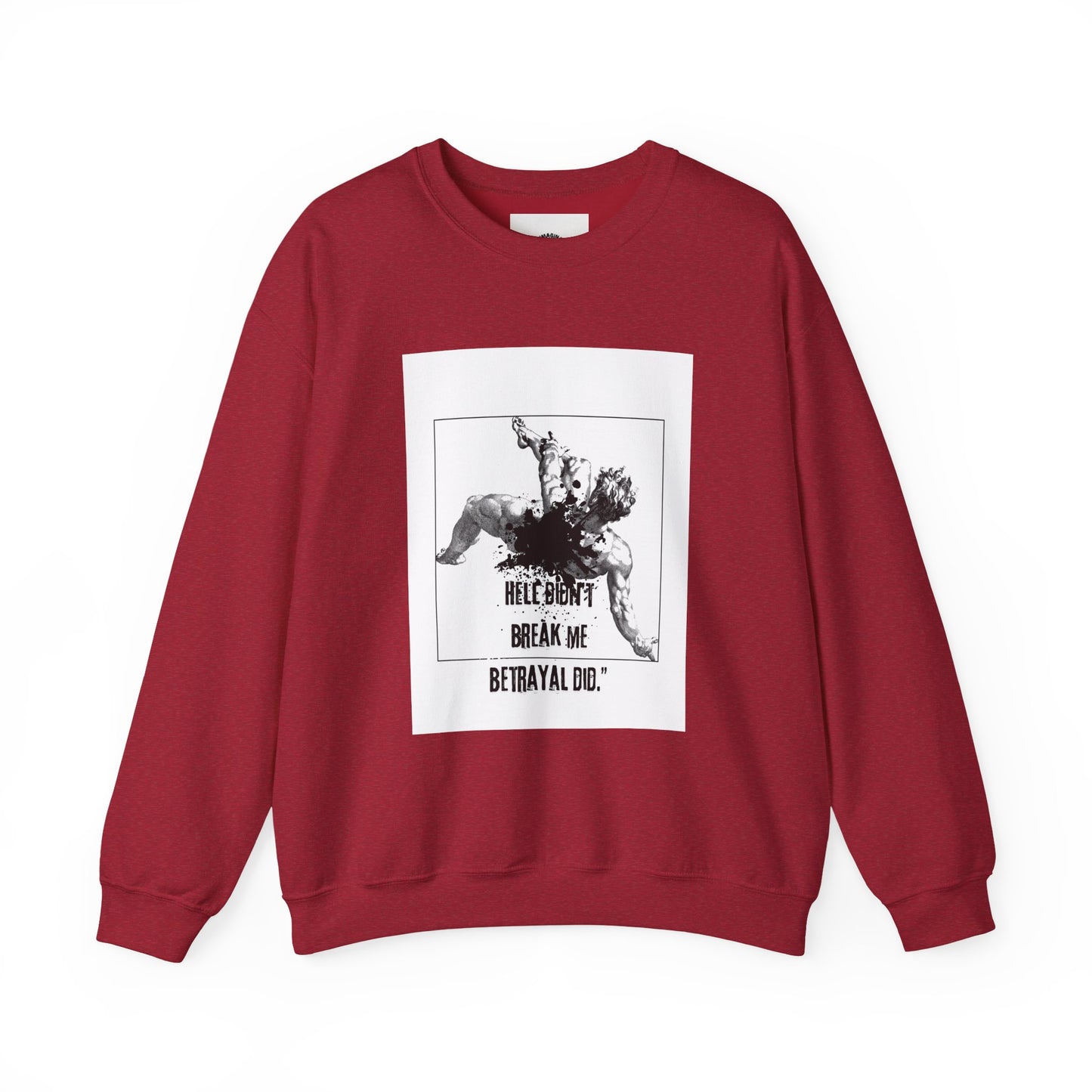 BETRAYAL /Unisex Crewneck Sweatshirt -Casual Wear, Cozy Layering.