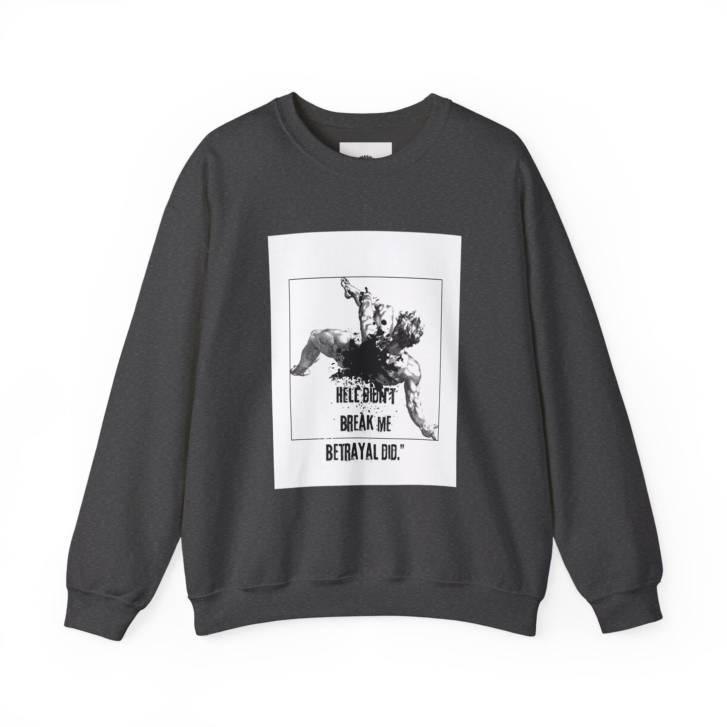 BETRAYAL /Unisex Crewneck Sweatshirt -Casual Wear, Cozy Layering.