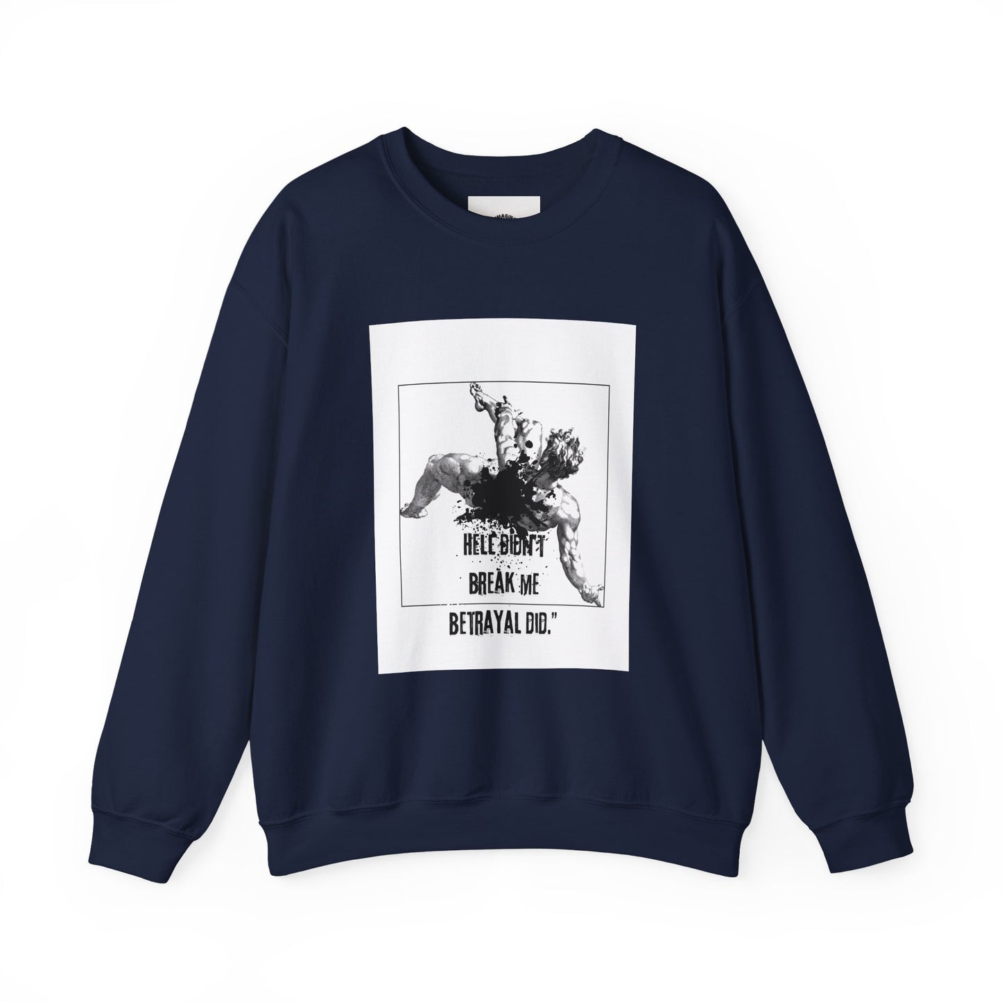 BETRAYAL /Unisex Crewneck Sweatshirt -Casual Wear, Cozy Layering.