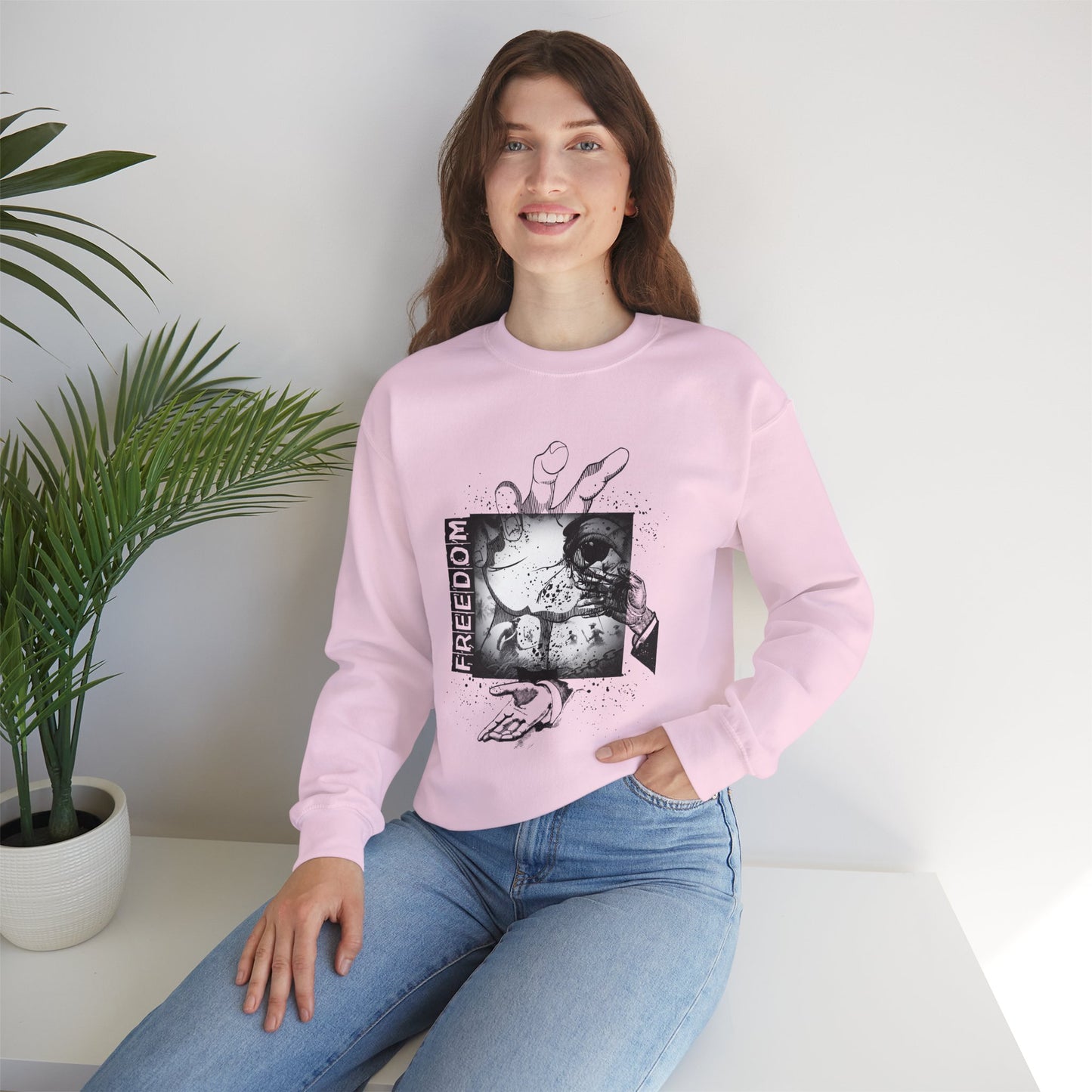 FREEDOM/ Crewneck Sweatshirt