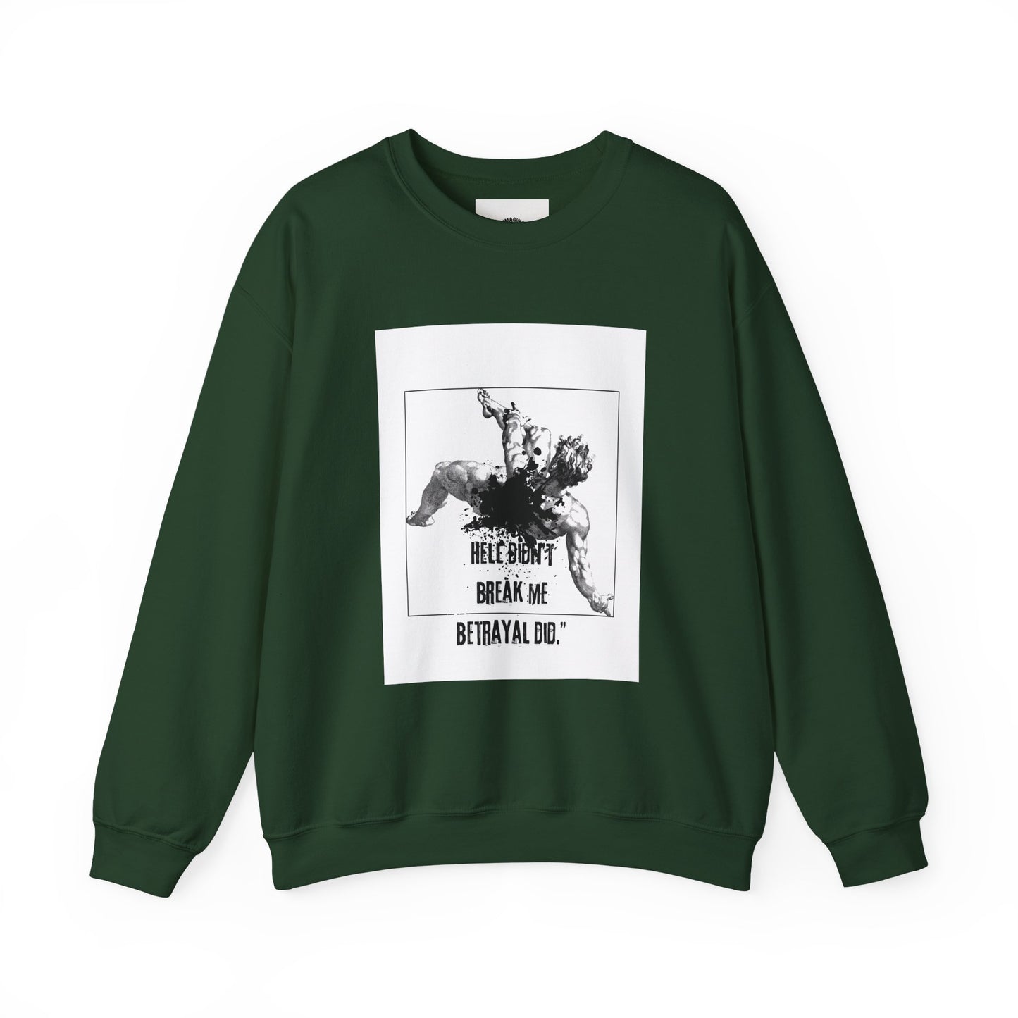 BETRAYAL /Unisex Crewneck Sweatshirt -Casual Wear, Cozy Layering.