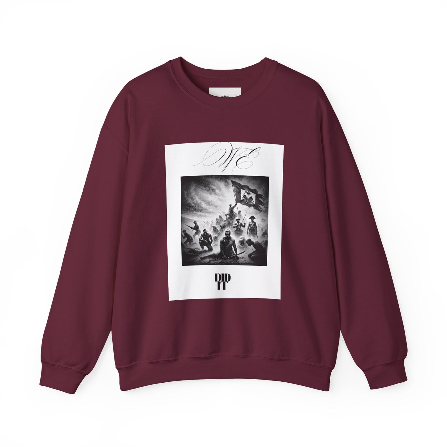 WE DID IT/ Crewneck Sweatshirt, Trendy Streetwear