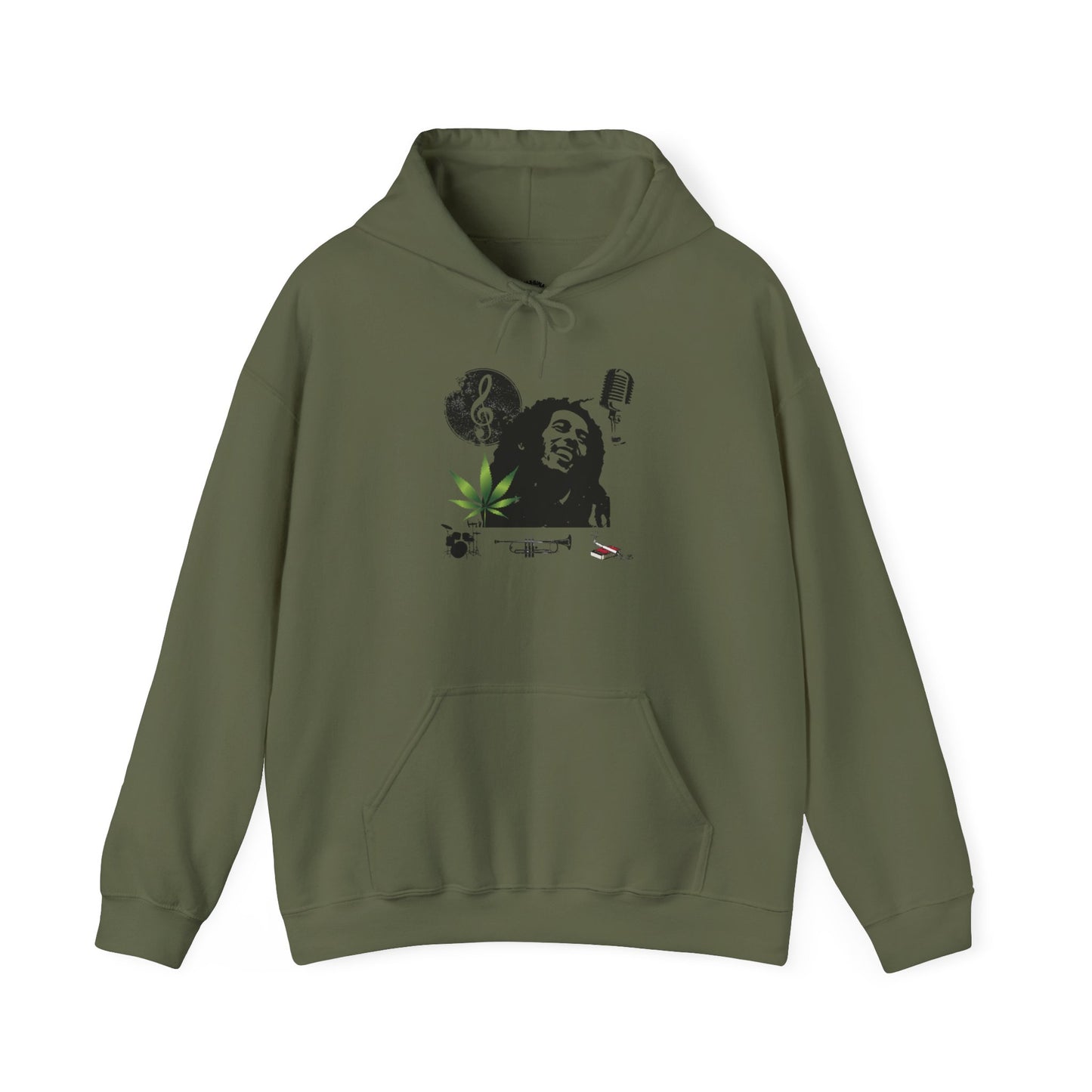 MARLEY/ Hooded Unisex, Cozy Apparel