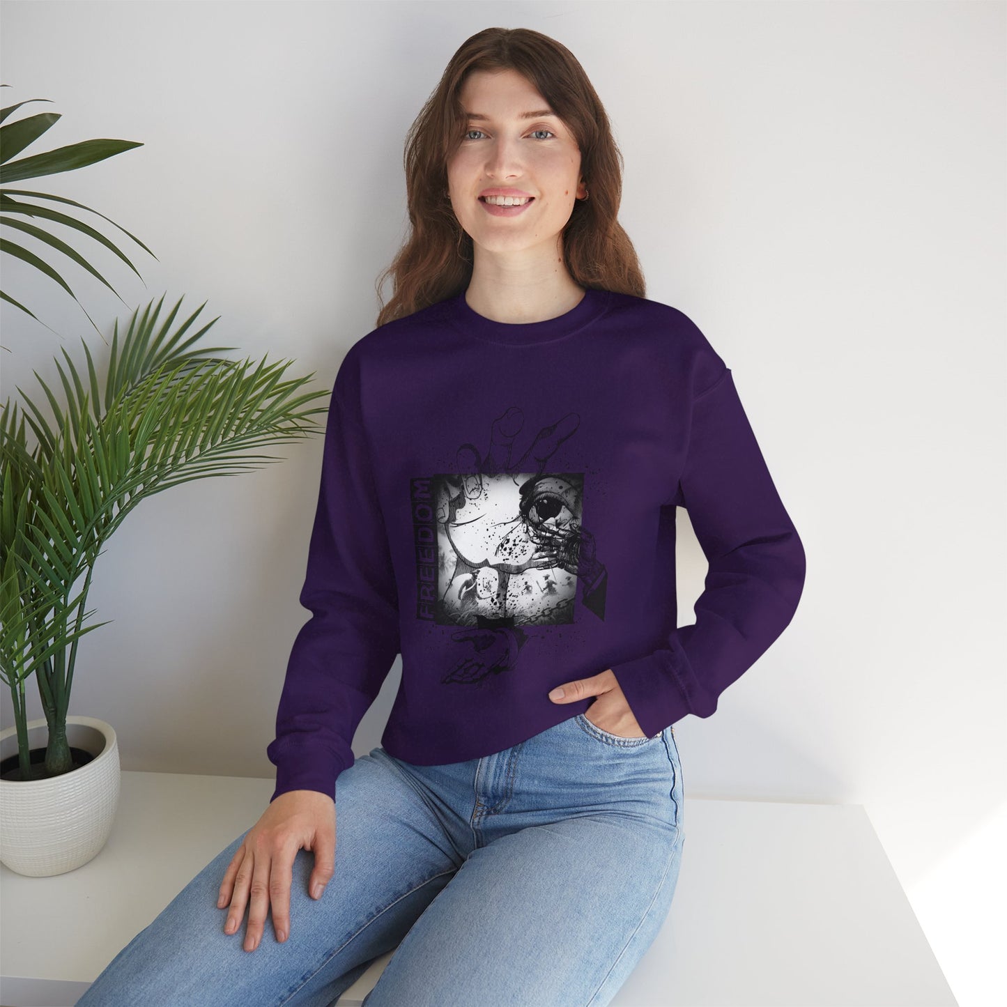 FREEDOM/ Crewneck Sweatshirt