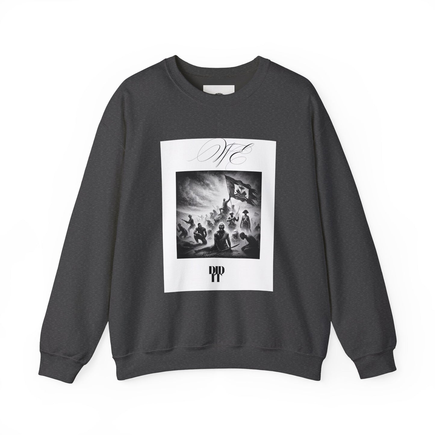 WE DID IT/ Crewneck Sweatshirt, Trendy Streetwear