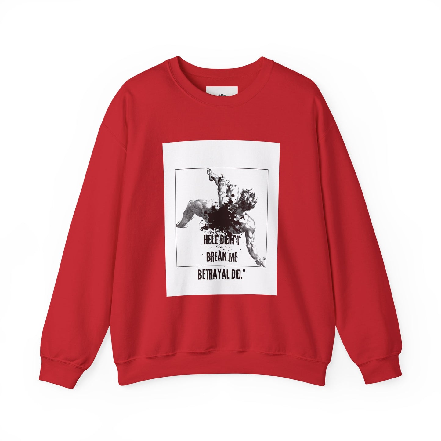 BETRAYAL /Unisex Crewneck Sweatshirt -Casual Wear, Cozy Layering.