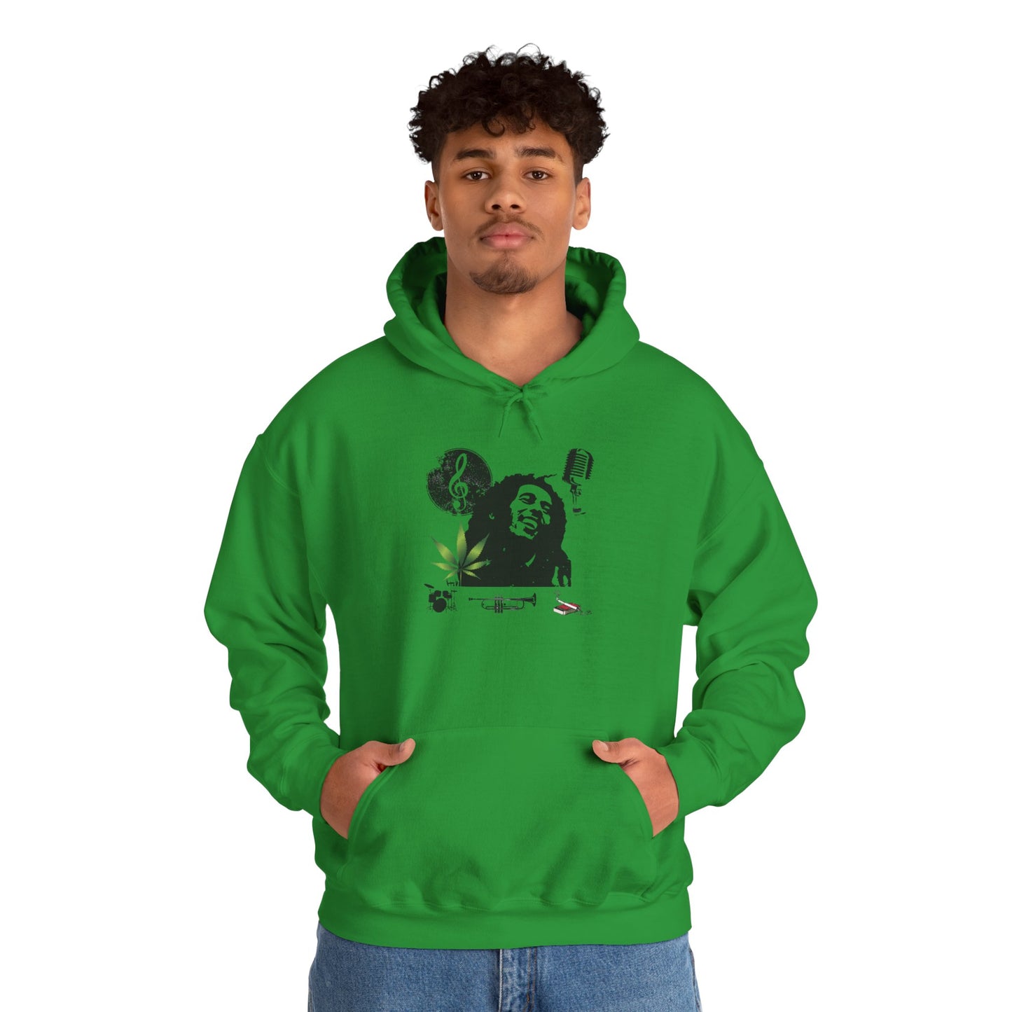MARLEY/ Hooded Unisex, Cozy Apparel