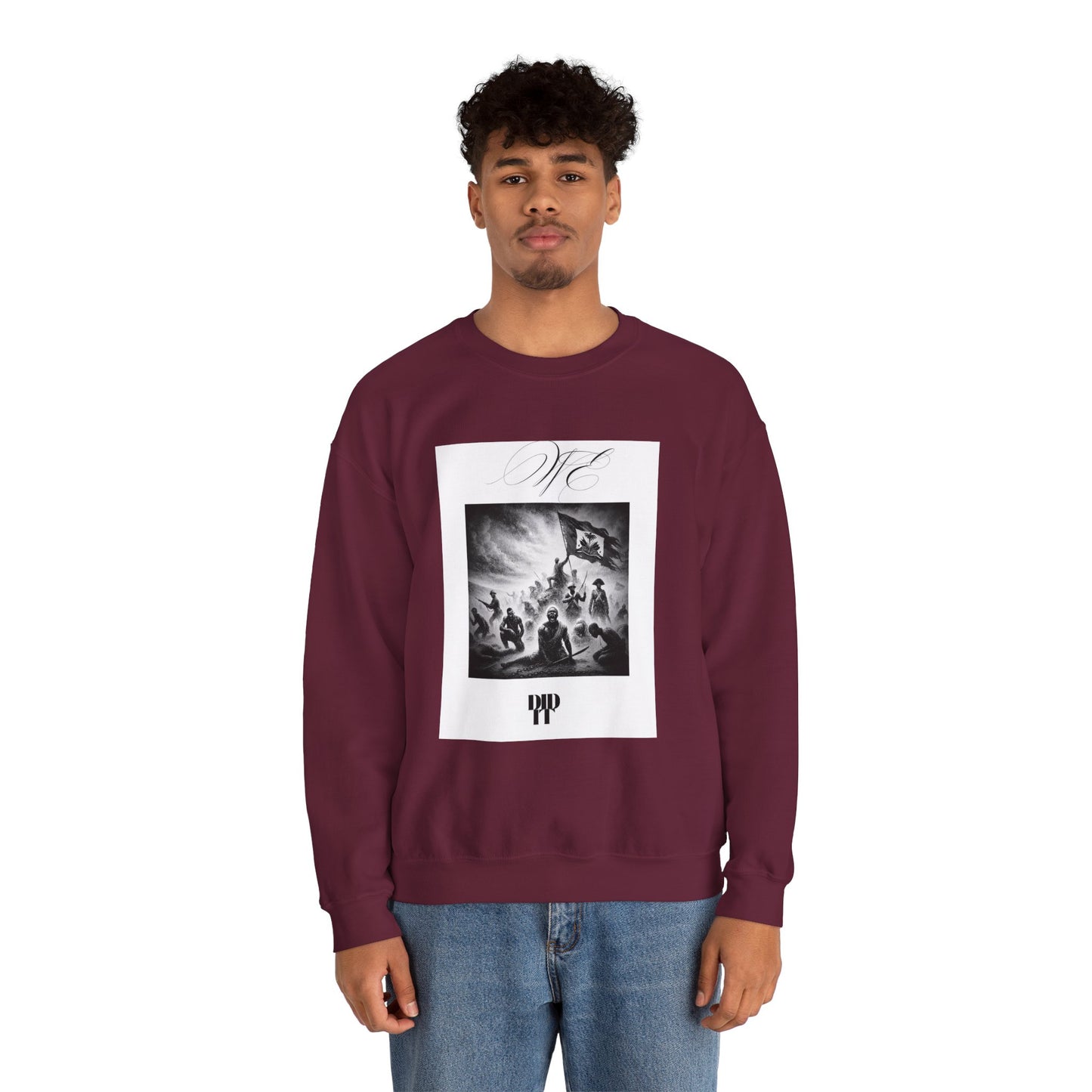 WE DID IT/ Crewneck Sweatshirt, Trendy Streetwear