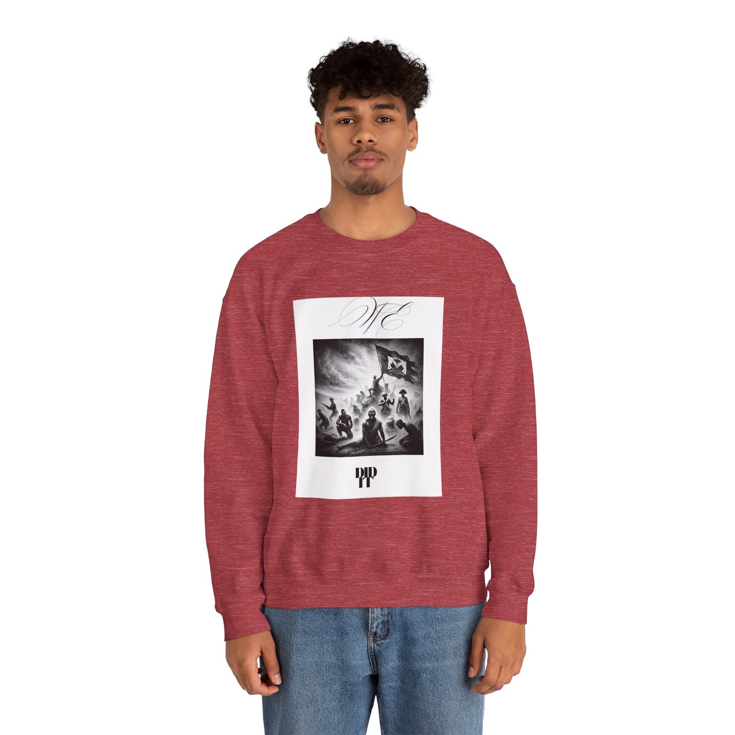WE DID IT/ Crewneck Sweatshirt, Trendy Streetwear