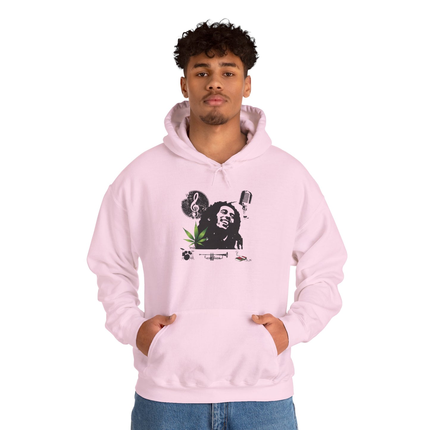 MARLEY/ Hooded Unisex, Cozy Apparel