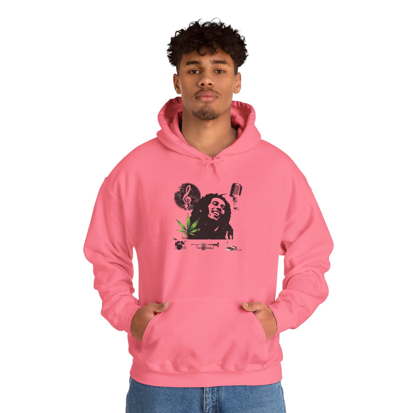 MARLEY/ Hooded Unisex, Cozy Apparel