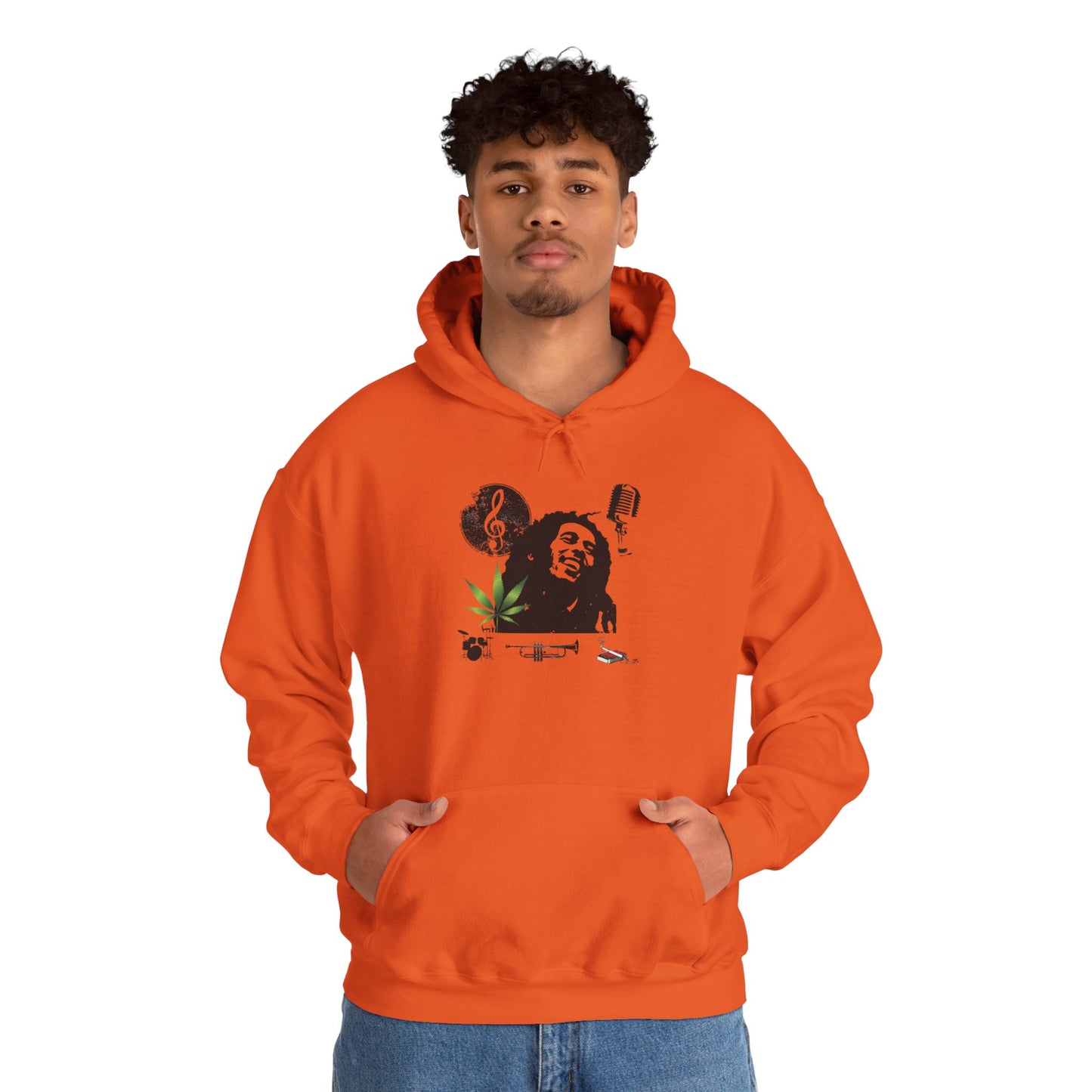 MARLEY/ Hooded Unisex, Cozy Apparel