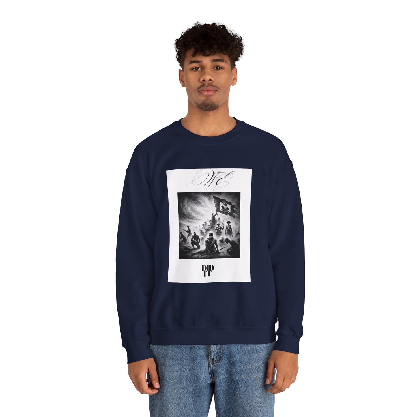 WE DID IT/ Crewneck Sweatshirt, Trendy Streetwear