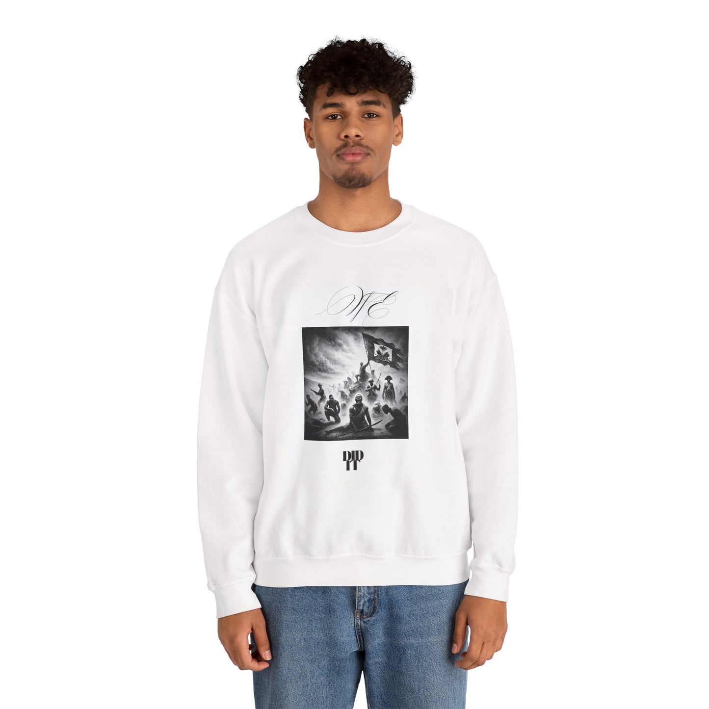 WE DID IT/ Crewneck Sweatshirt, Trendy Streetwear
