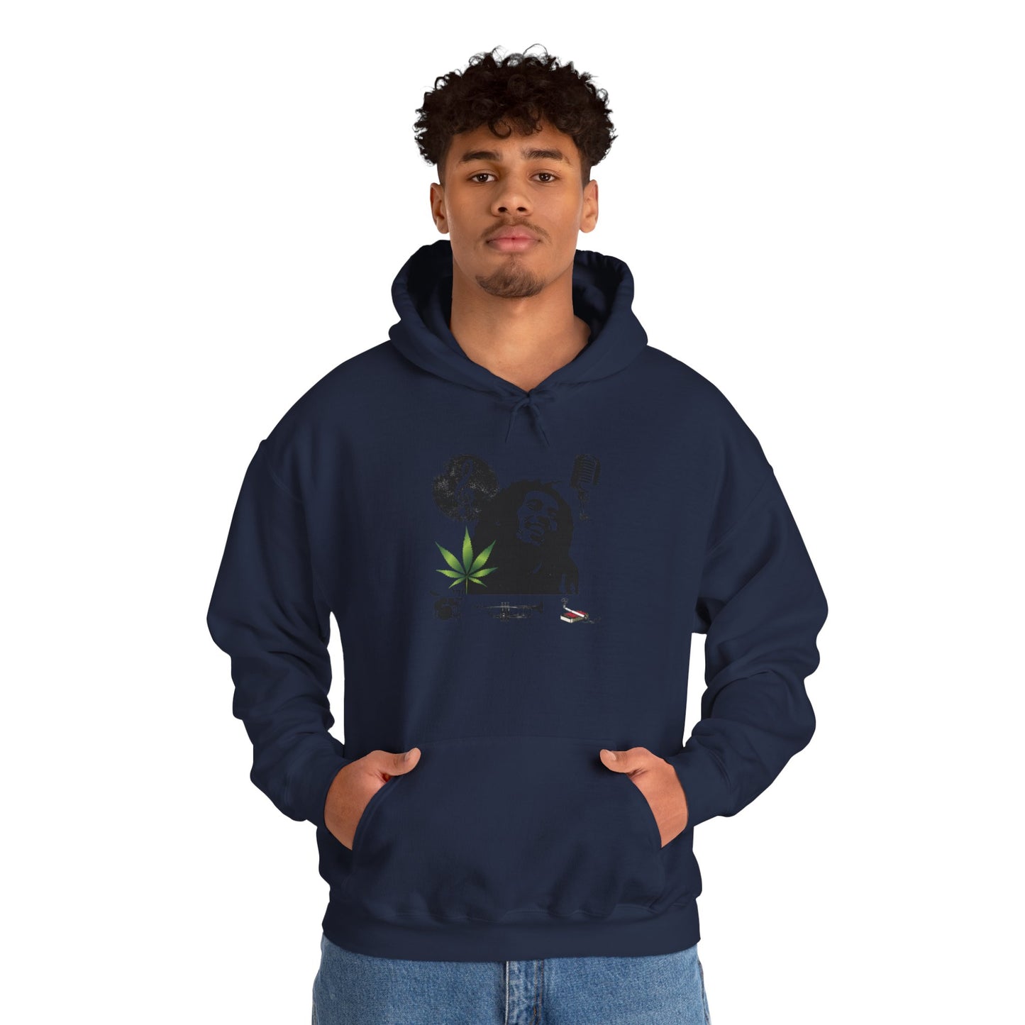 MARLEY/ Hooded Unisex, Cozy Apparel
