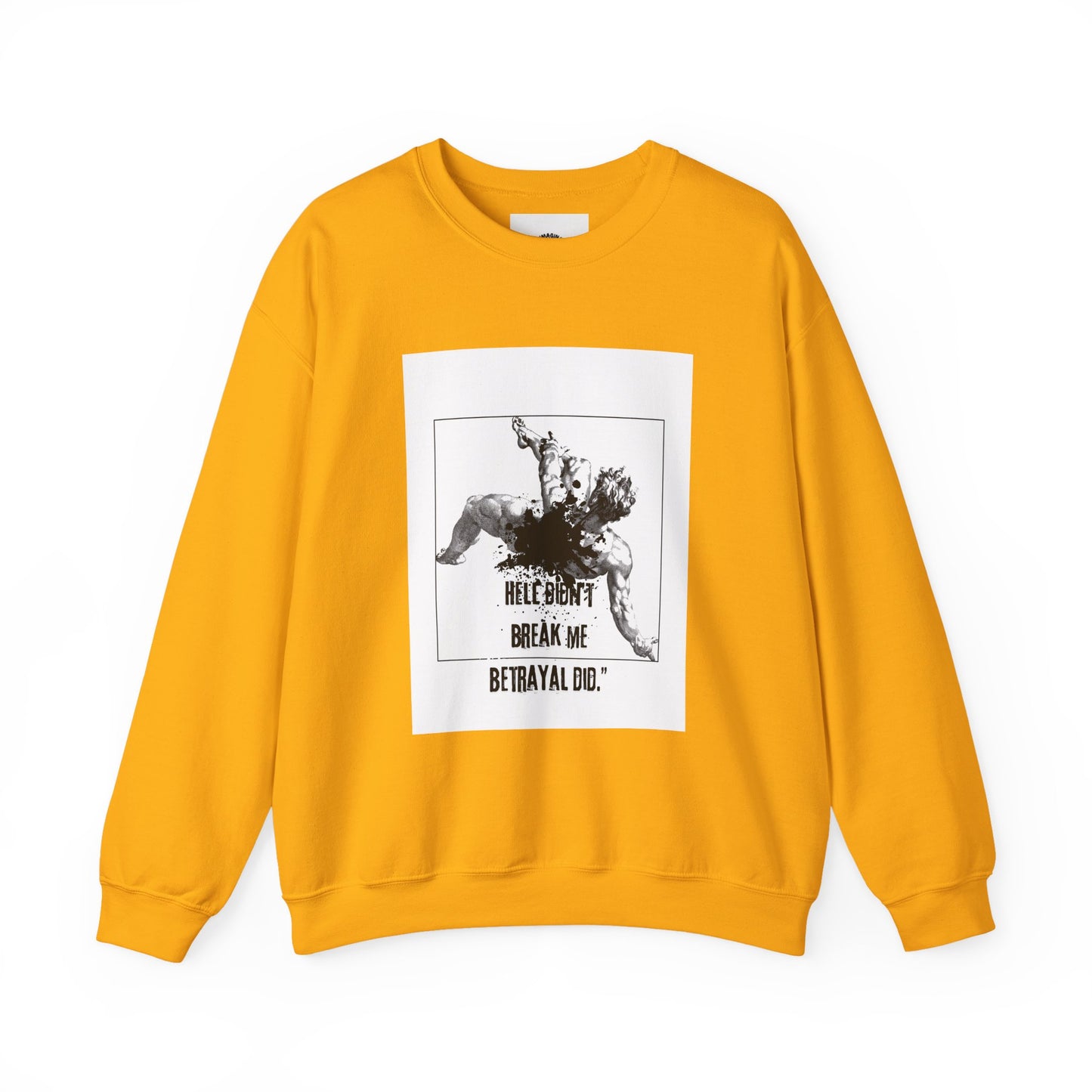 BETRAYAL /Unisex Crewneck Sweatshirt -Casual Wear, Cozy Layering.