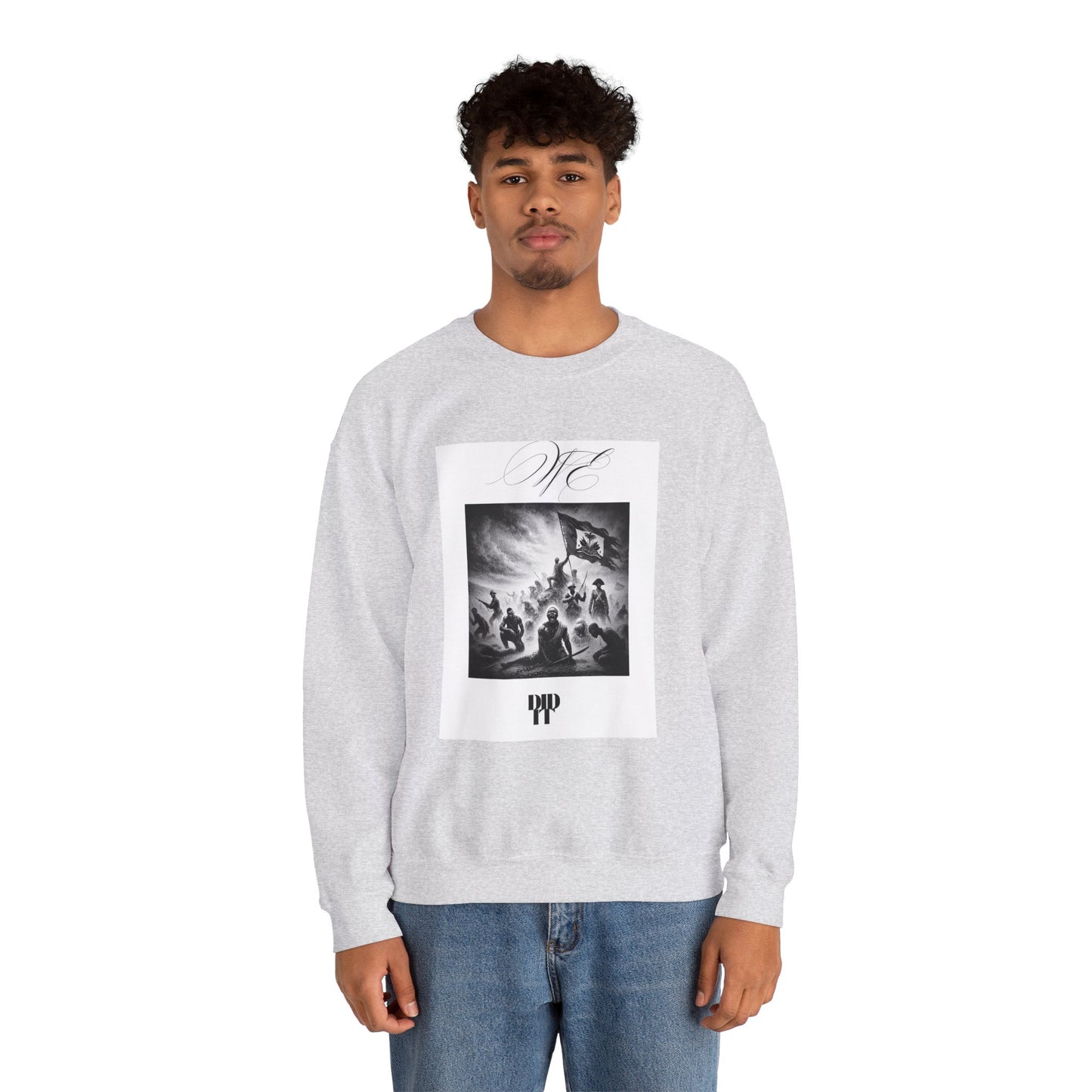 WE DID IT/ Crewneck Sweatshirt, Trendy Streetwear