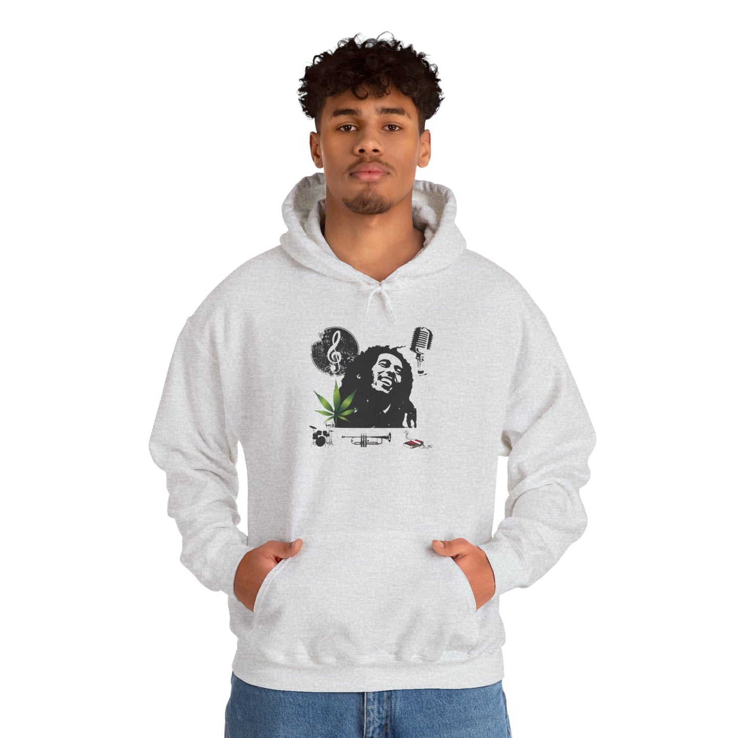 MARLEY/ Hooded Unisex, Cozy Apparel