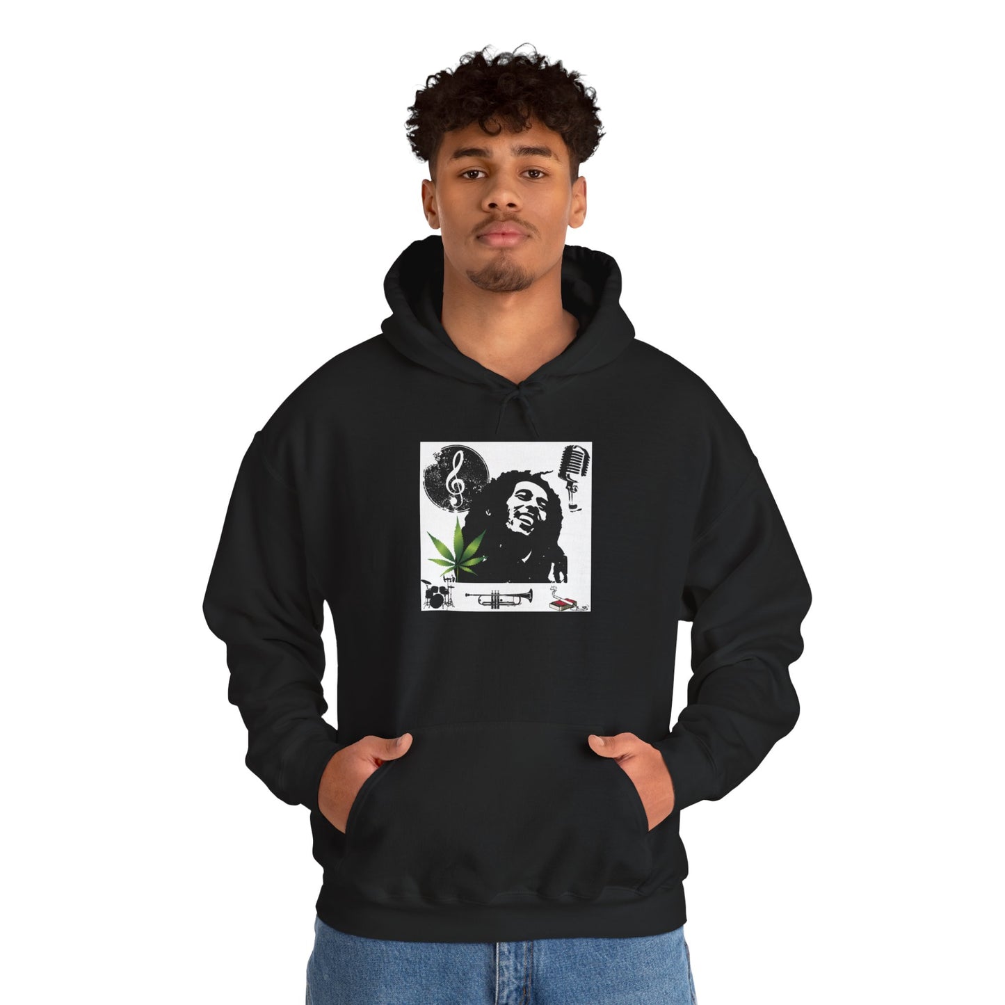 MARLEY/ Hooded Unisex, Cozy Apparel