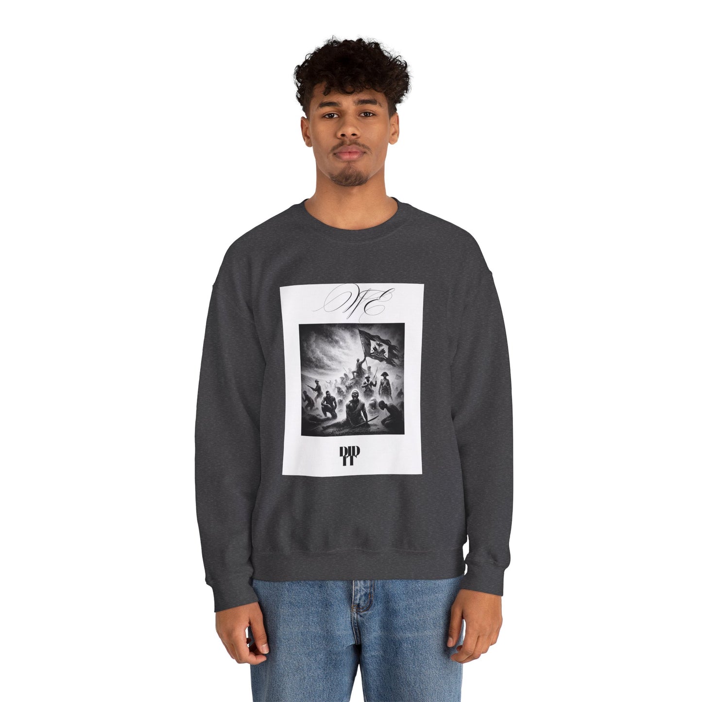 WE DID IT/ Crewneck Sweatshirt, Trendy Streetwear