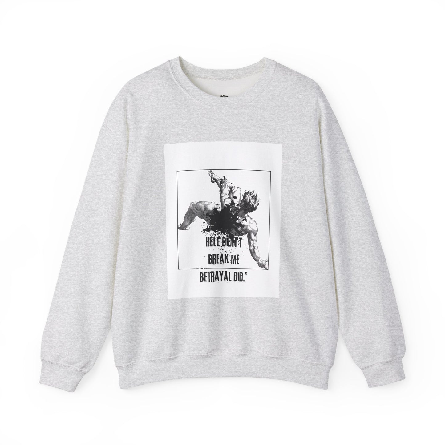 BETRAYAL /Unisex Crewneck Sweatshirt -Casual Wear, Cozy Layering.