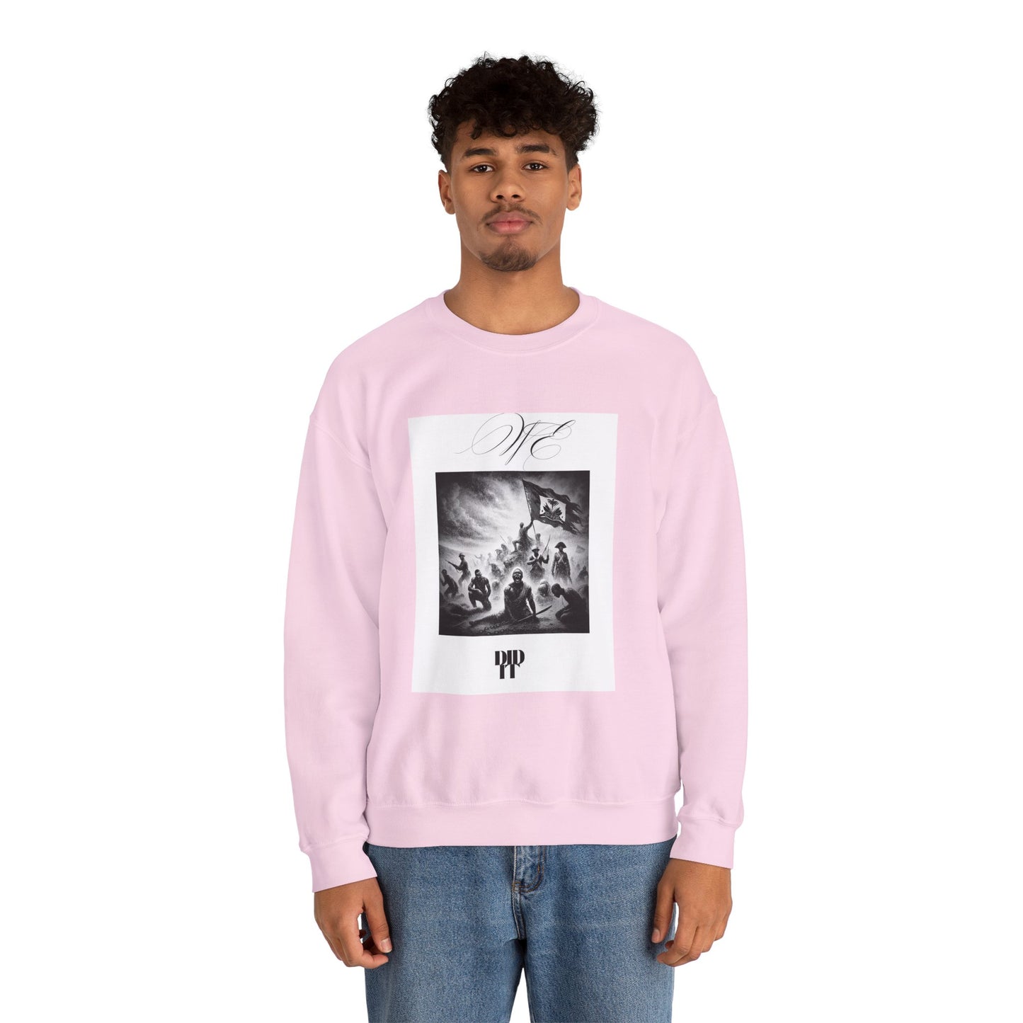 WE DID IT/ Crewneck Sweatshirt, Trendy Streetwear