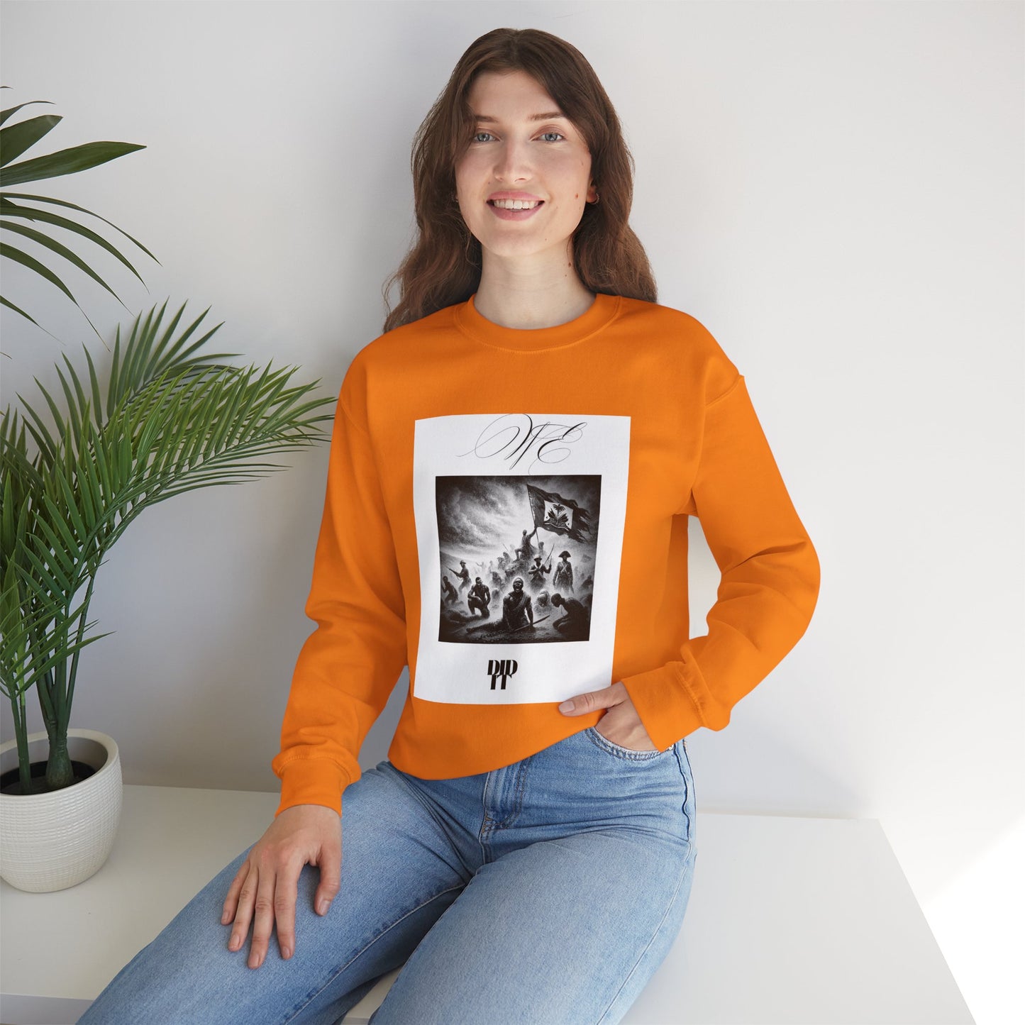 WE DID IT/ Crewneck Sweatshirt, Trendy Streetwear