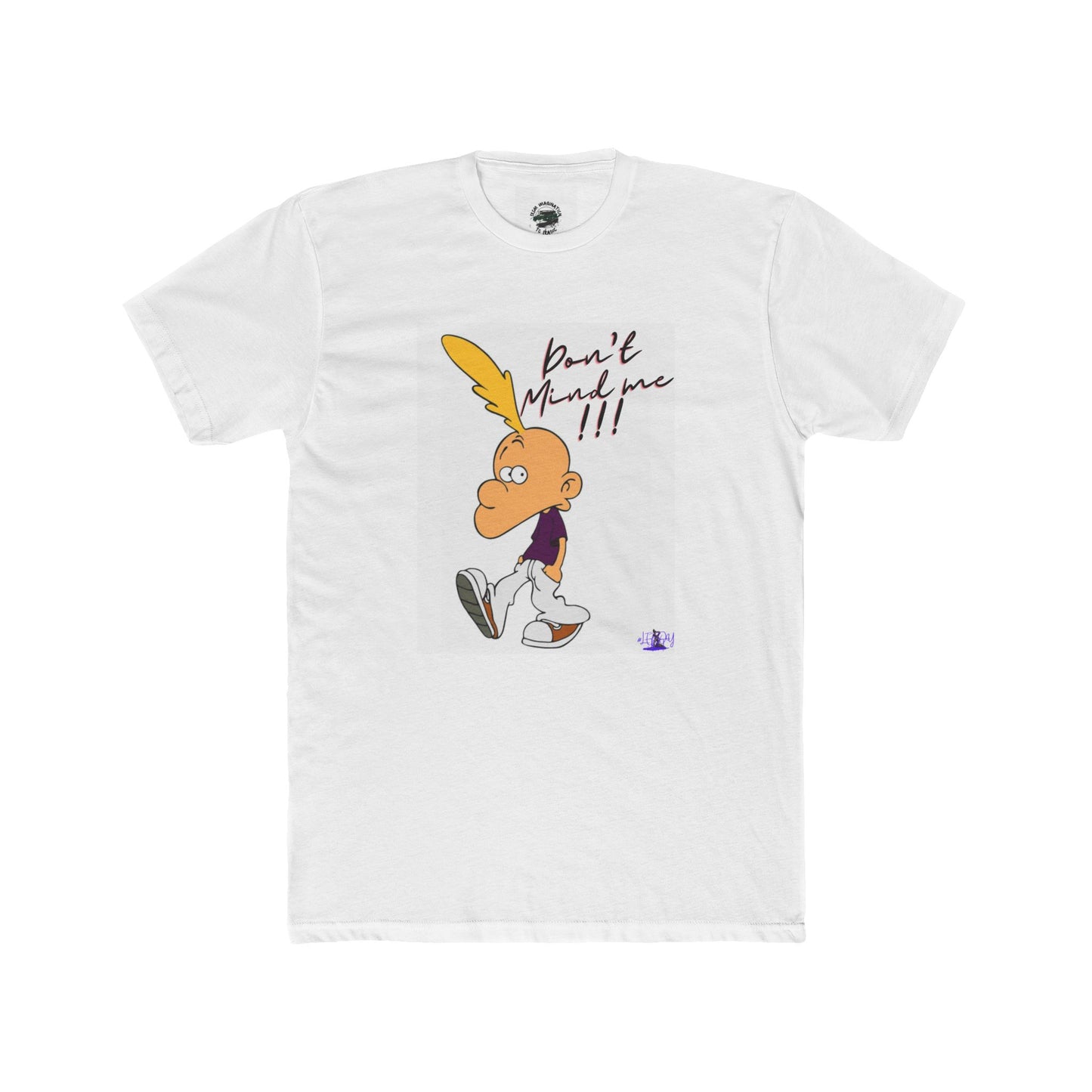 DON'T MIND ME/Playful Unisex Cotton Crew Tee - Perfect for Casual Outings, Gifts, Streetwear, Summer Fun, or Everyday Wear