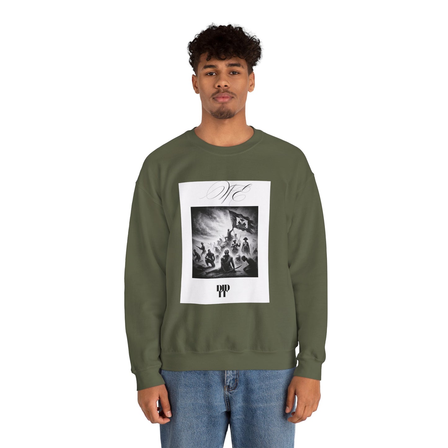 WE DID IT/ Crewneck Sweatshirt, Trendy Streetwear