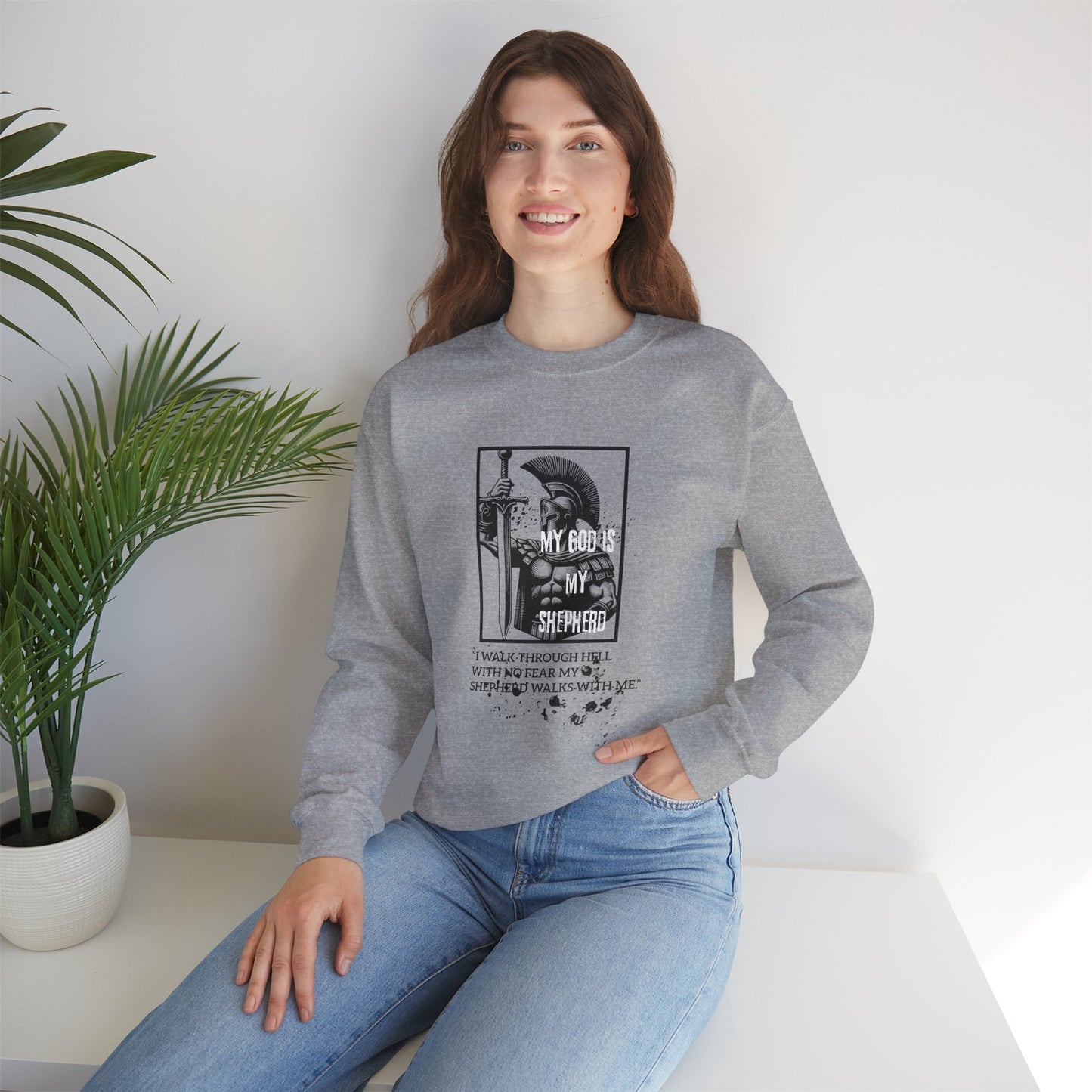 FAITH /Gift for Christian, Perfect for Everyday Wear, Sweatshirt,