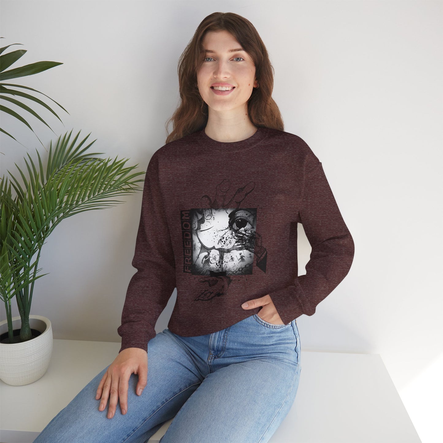 FREEDOM/ Crewneck Sweatshirt