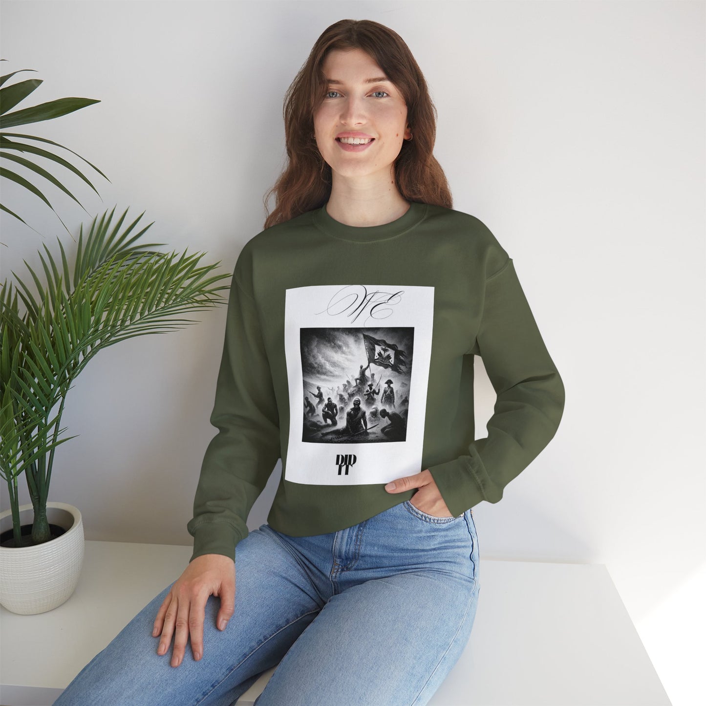 WE DID IT/ Crewneck Sweatshirt, Trendy Streetwear