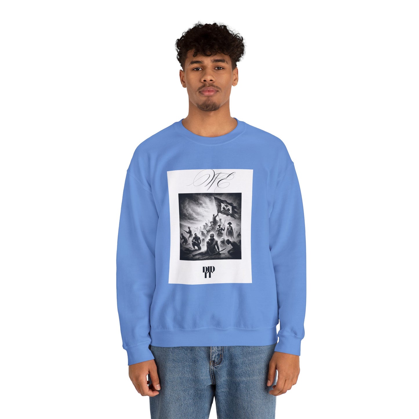 WE DID IT/ Crewneck Sweatshirt, Trendy Streetwear