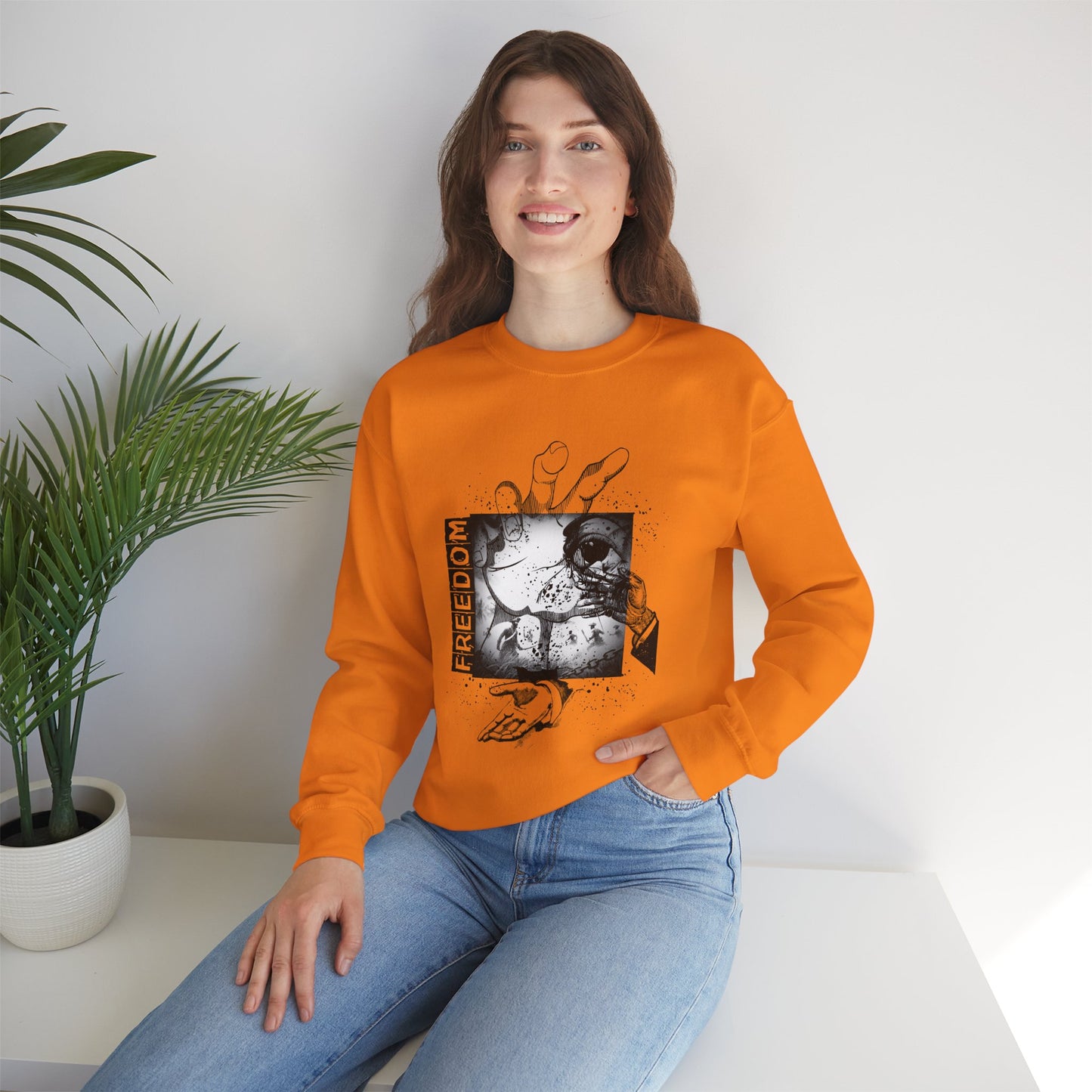 FREEDOM/ Crewneck Sweatshirt