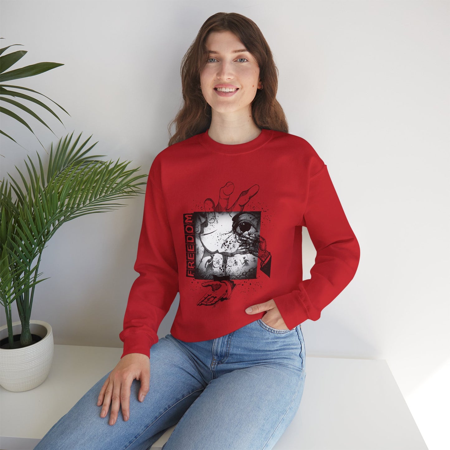 FREEDOM/ Crewneck Sweatshirt