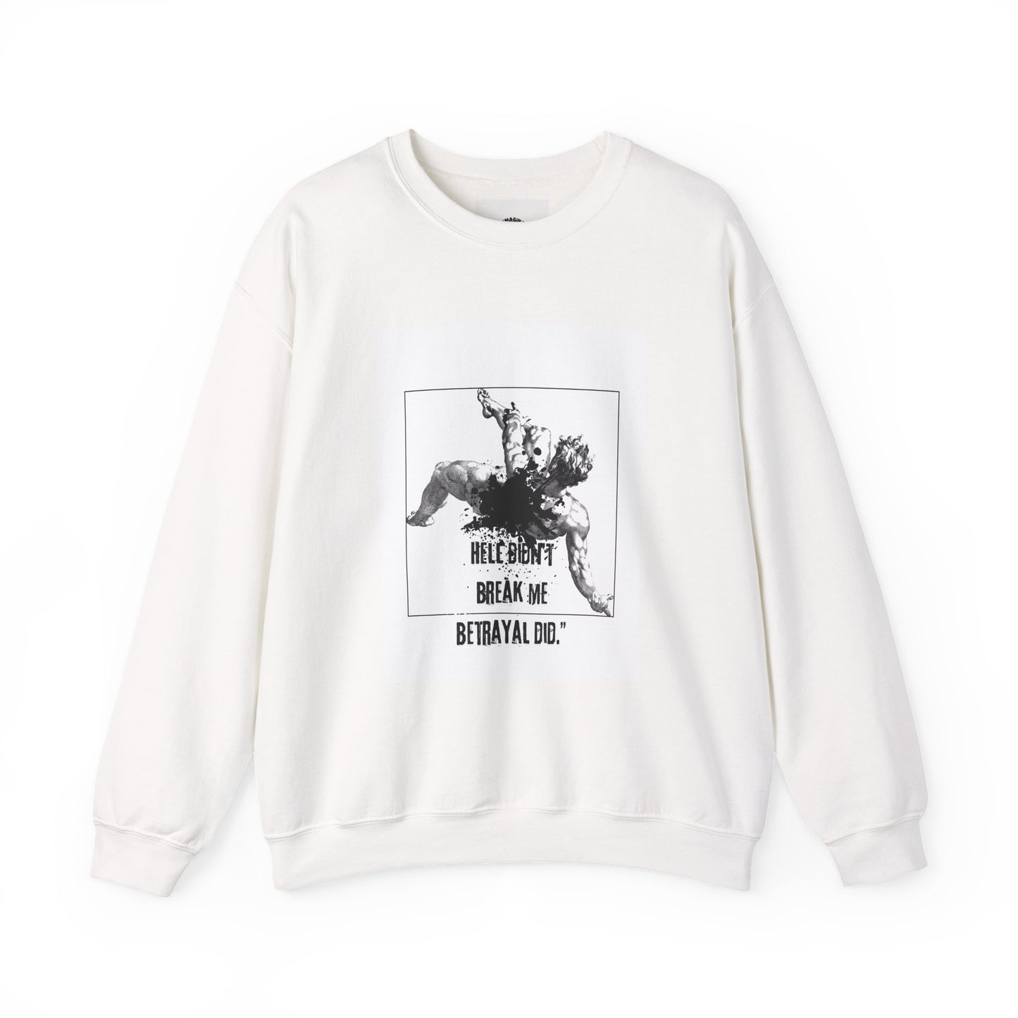 BETRAYAL /Unisex Crewneck Sweatshirt -Casual Wear, Cozy Layering.