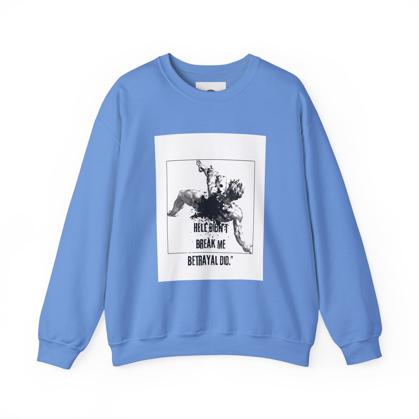 BETRAYAL /Unisex Crewneck Sweatshirt -Casual Wear, Cozy Layering.