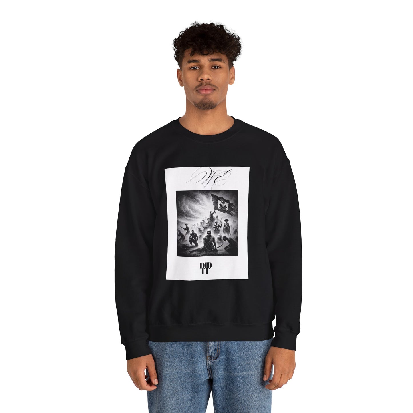 WE DID IT/ Crewneck Sweatshirt, Trendy Streetwear