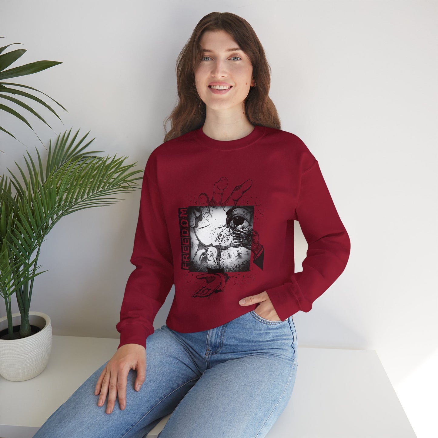 FREEDOM/ Crewneck Sweatshirt